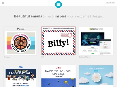 Email Design Inspiration by HTML Email Designs