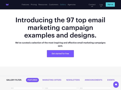 HTML Email Design Gallery - Campaign Monitor